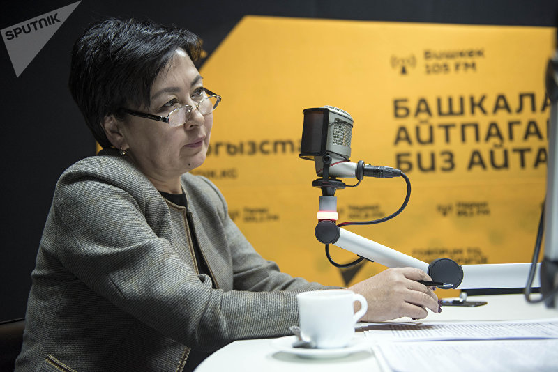 Министр образования КР Гульмира Кудайбердиева